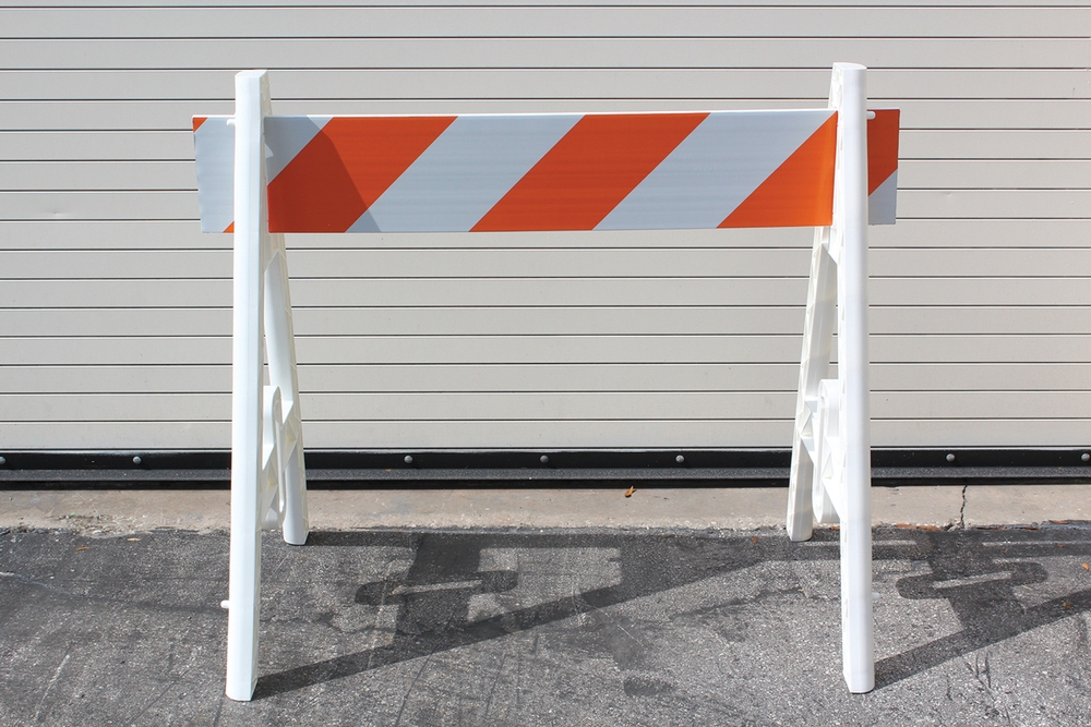 AFrame Plastic Barricades FBA614