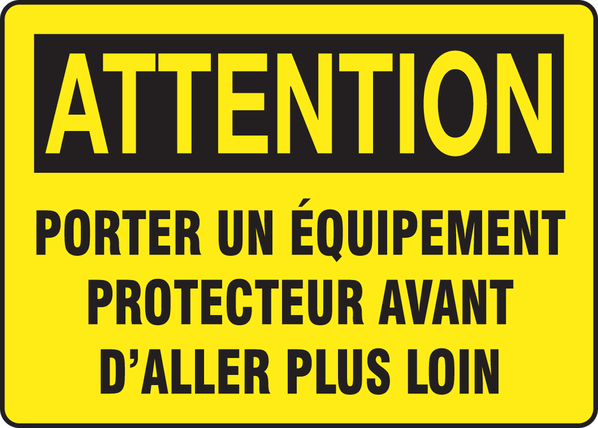 FRENCH SIGN PPE (FRMPPA682VS)