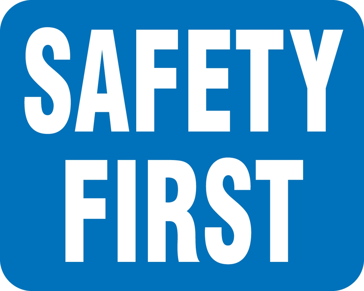 Safety First Railroad Clamp Sign FRR393