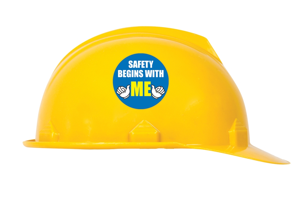 Safety Begins With Me Hard Hat Stickers LHTL152
