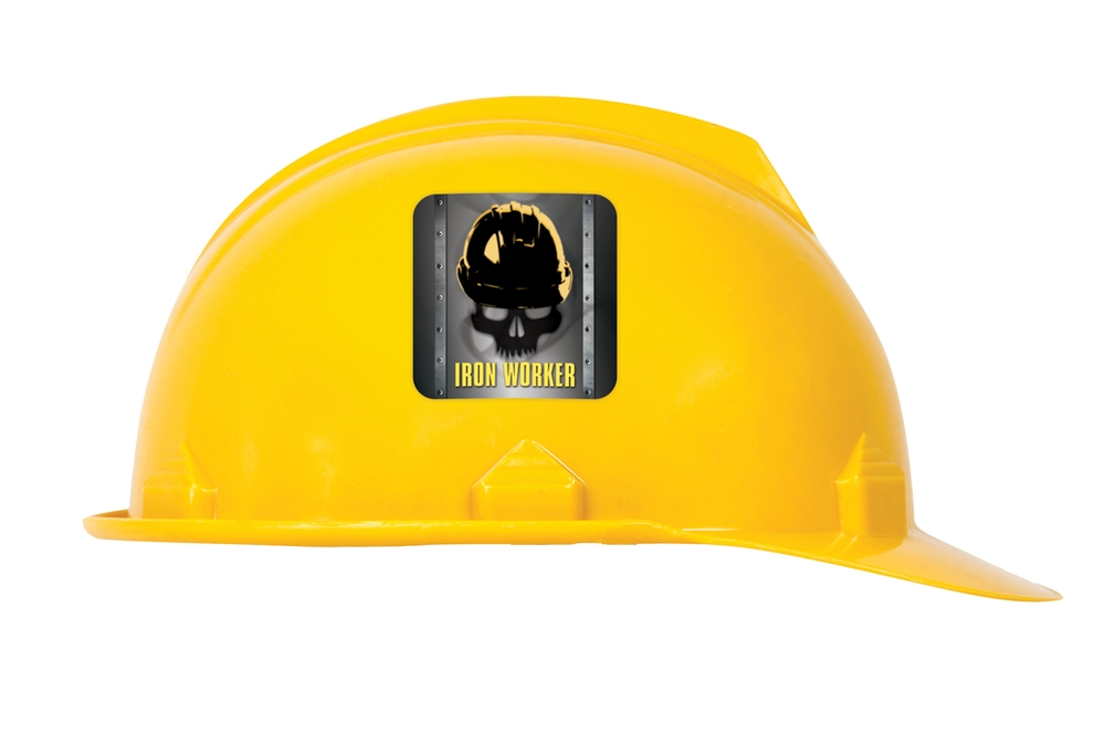 Hard Hat Stickers Iron Worker (LHTL194)
