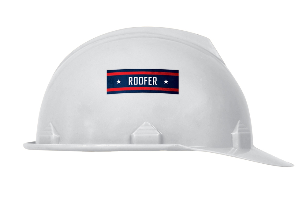 Hard Hat Stickers Roofer (LHTL229)