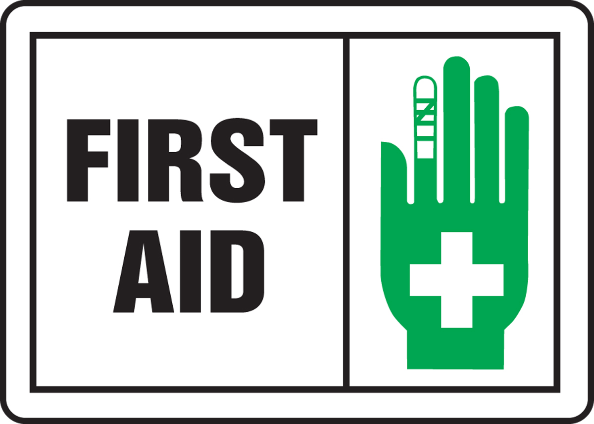 First Aid Safety Sign MFSD566