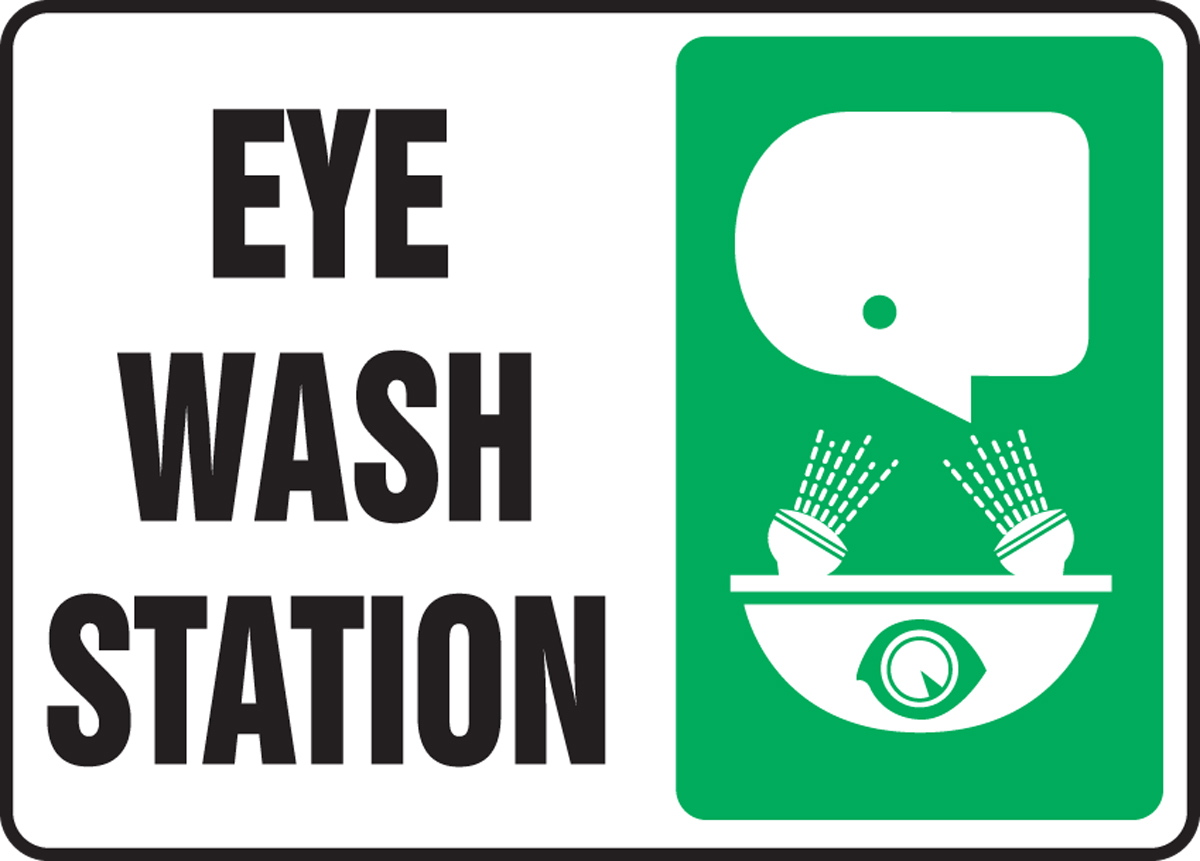 Eye Wash Station Safety Sign MFSD595