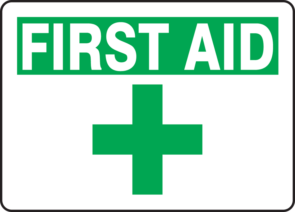 First Aid Safety Sign MFSD922