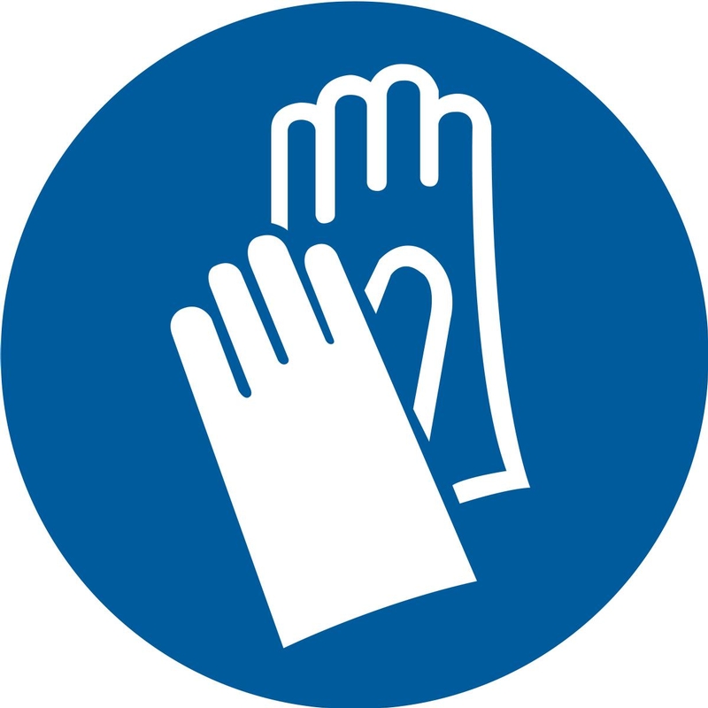 Wear Protective Gloves (2011) ISO Mandatory Safety Sign MISO107