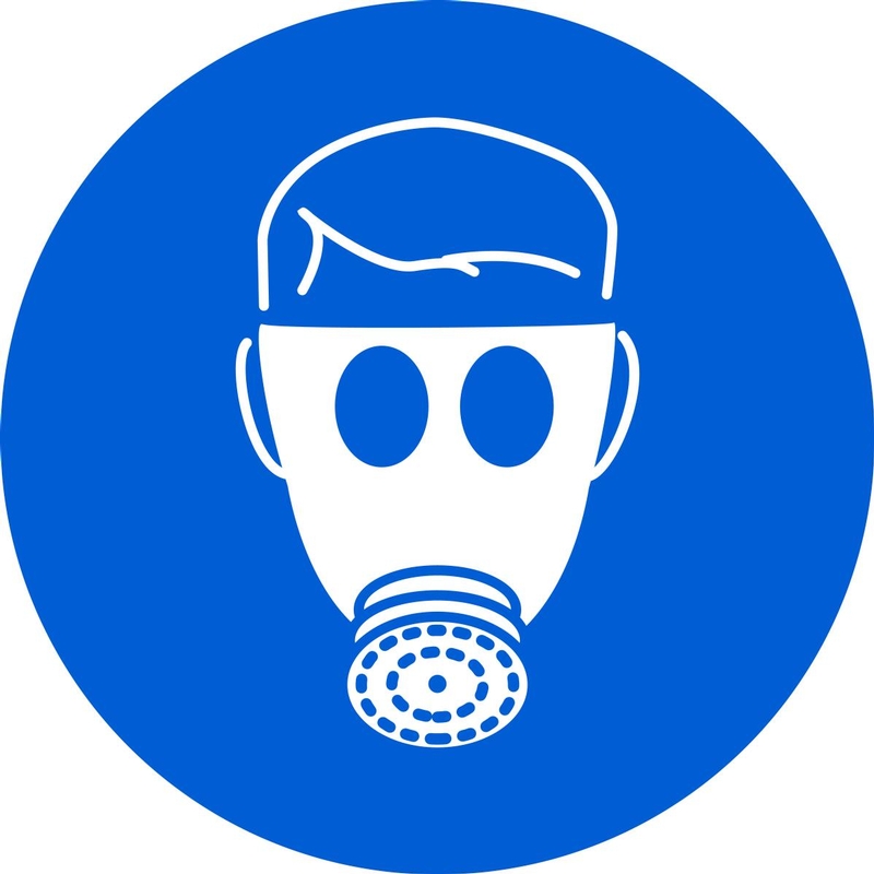 Wear Respiratory Protection ISO Mandatory Safety Sign MISO112