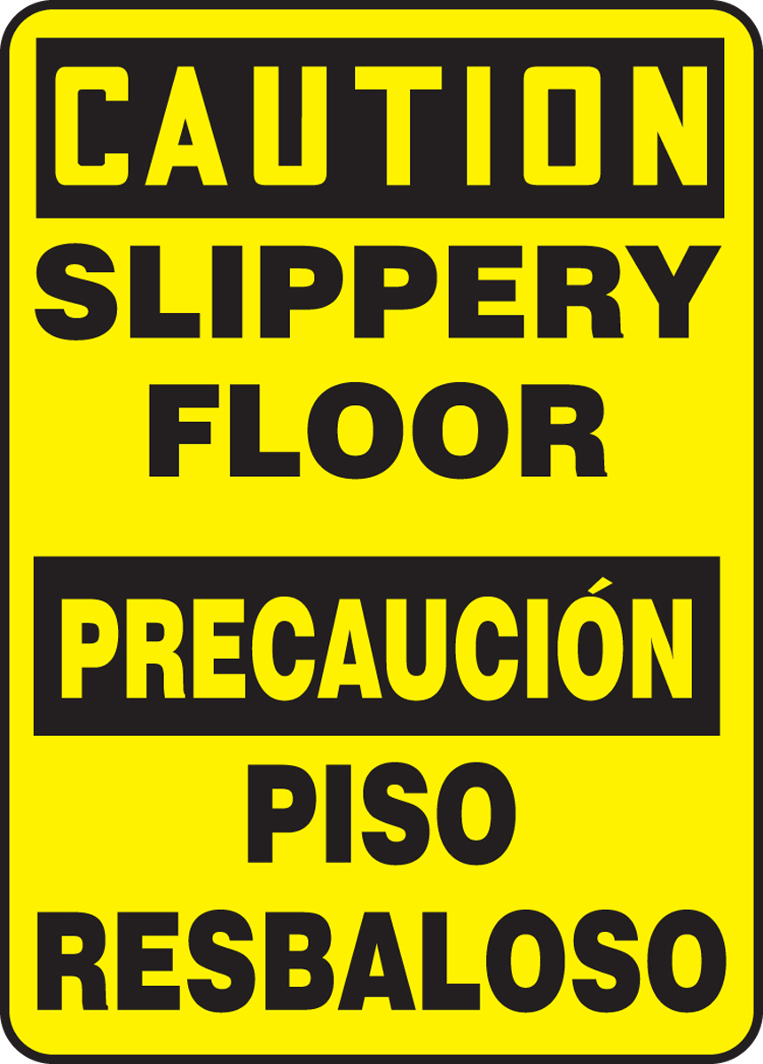 Spanish Bilingual Safety Sign (SBMSTF662VS)