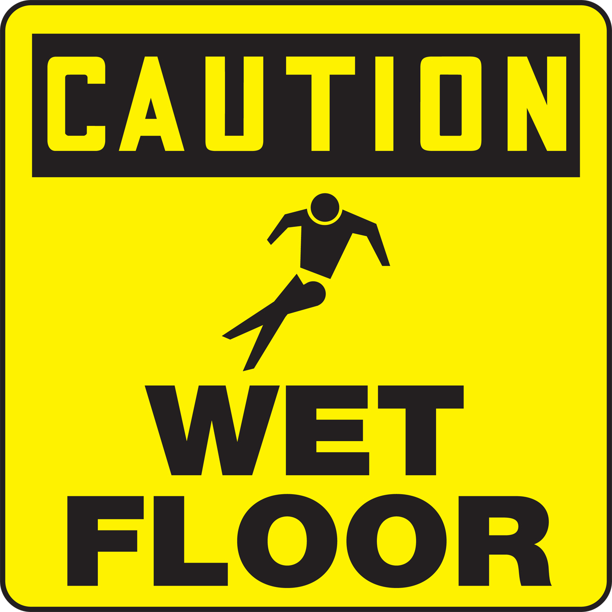 Wet Floor Signs Printable
