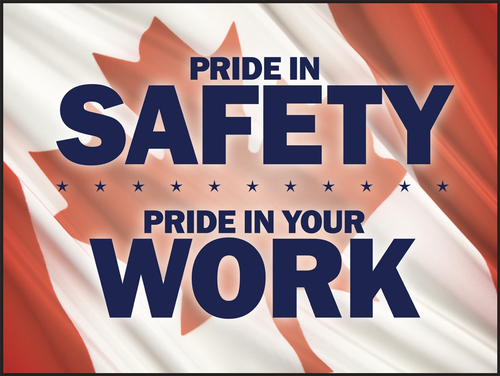 Safety Posters Pride In Safety Pride In Your Work (Canada) (SP125179)