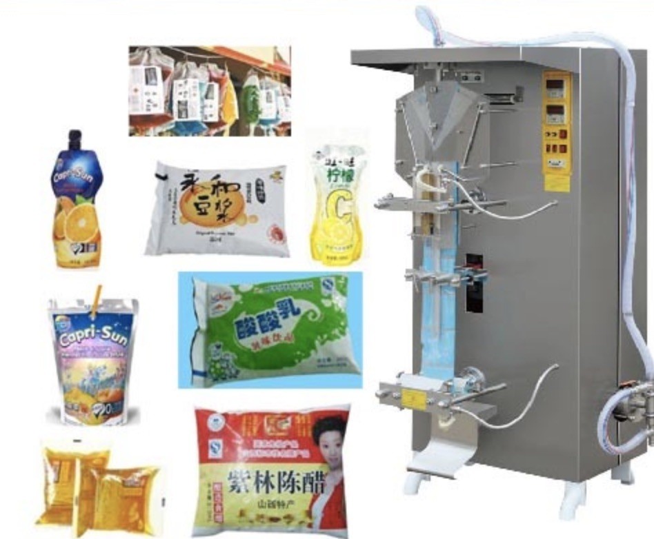 Automatic Pouch Bag Filling Machine / Liquid Sachet Packing Machine For