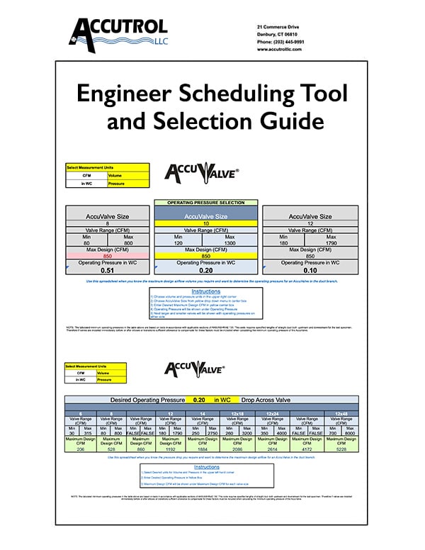 AccuValve Airflow Control Valve Downloads Accutrol LLC