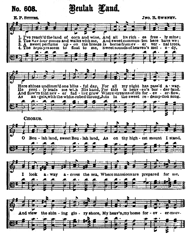 Beulah Land Guitar Chords