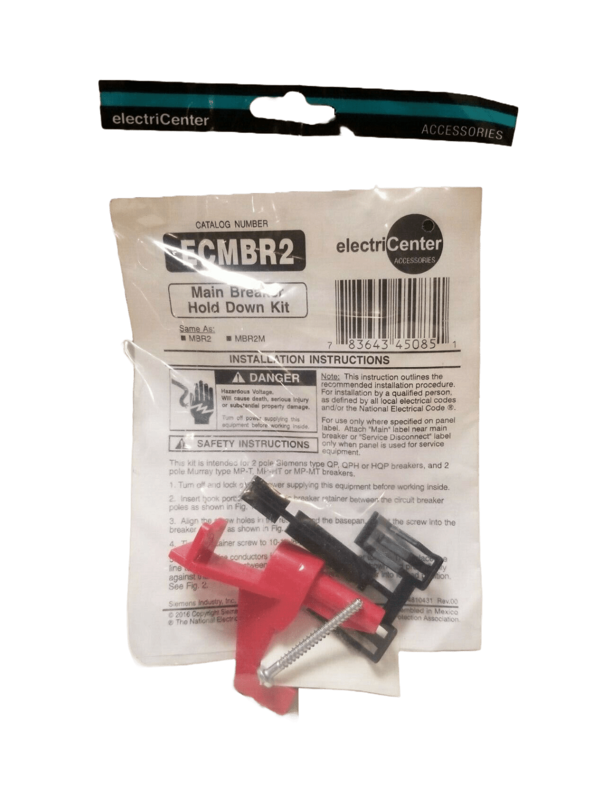 ECMBR2 MBR2M MBR2 Siemens ITE LC Main Breaker HoldDown Kit