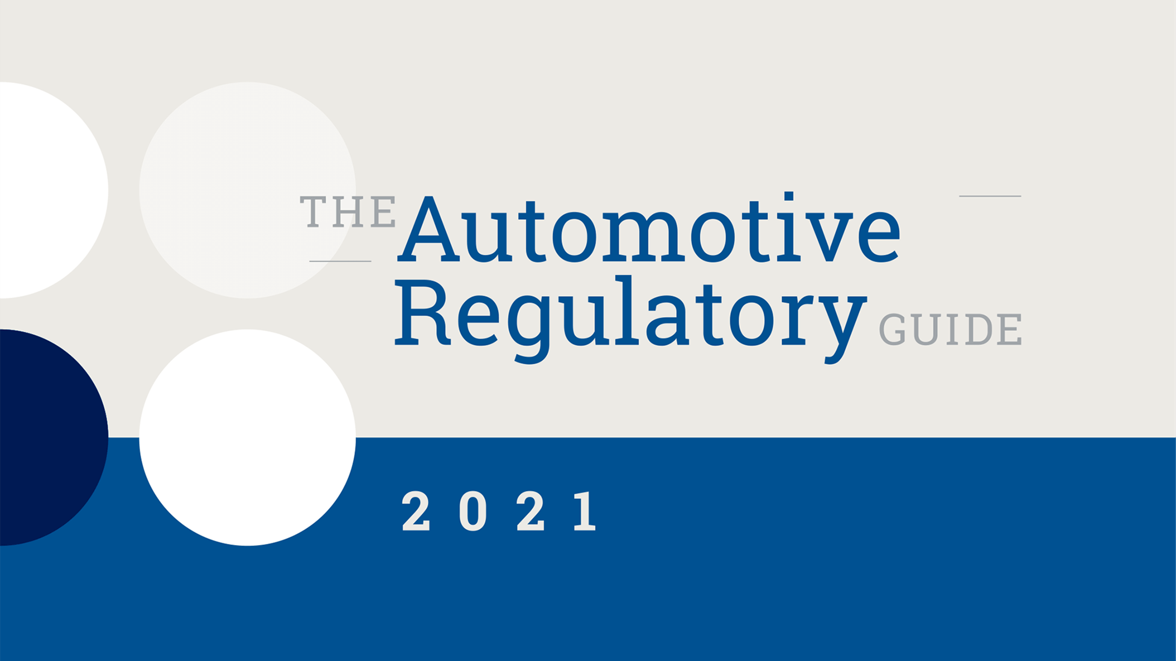 Automotive Regulatory Guide 2021 ACEA European Automobile