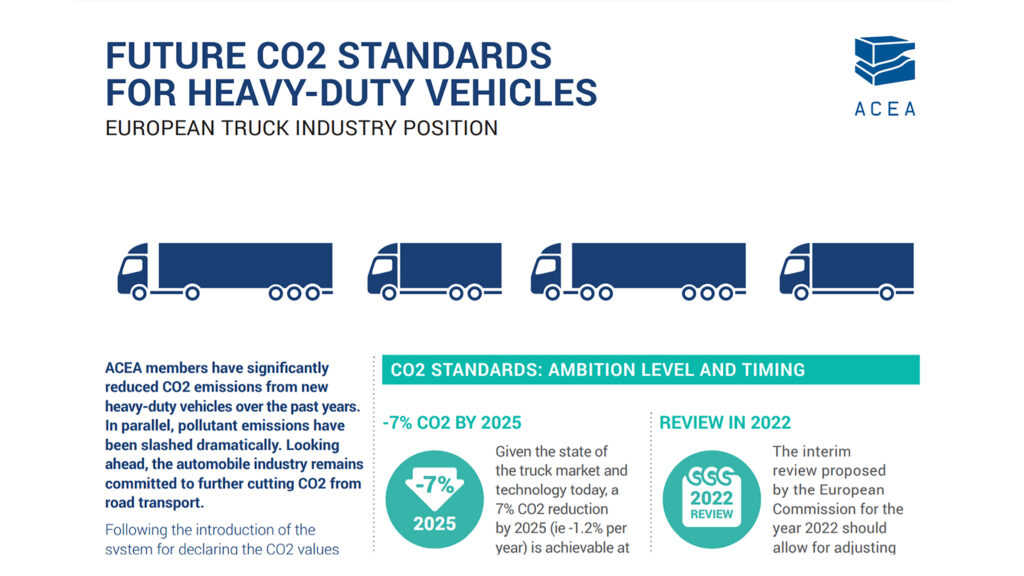 Fact sheet future CO2 standards for heavyduty vehicles ACEA