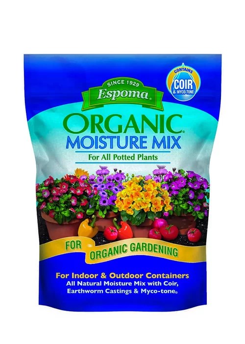Espoma ESPMM8 Organic Moisture Mix Potting Soil, 8 Quart Ace Hardware
