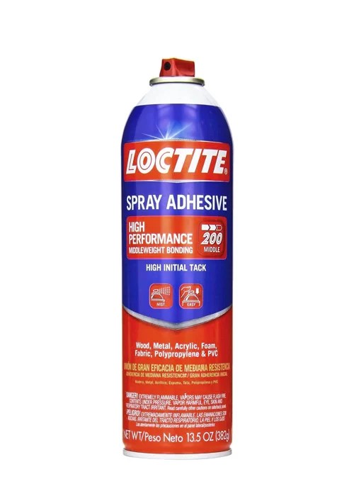 Loctite High Performance 200 Middleweight Bonding Spray Adhesive 13.5