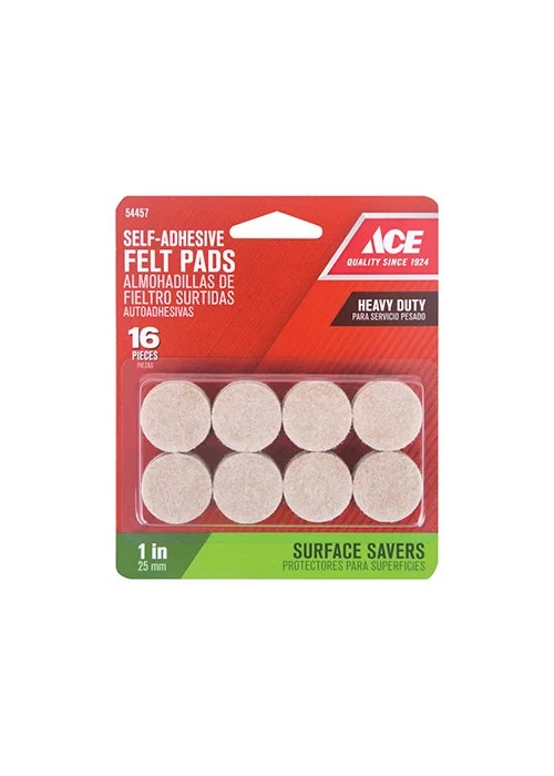 Ace Felt Self Adhesive Pad Brown Round 1 in. Ace Hardware Maldives