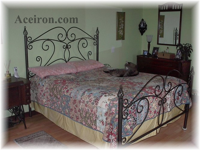 Ace Wrought Iron Custom Iron Scroll Beds by Clayton J Bryant