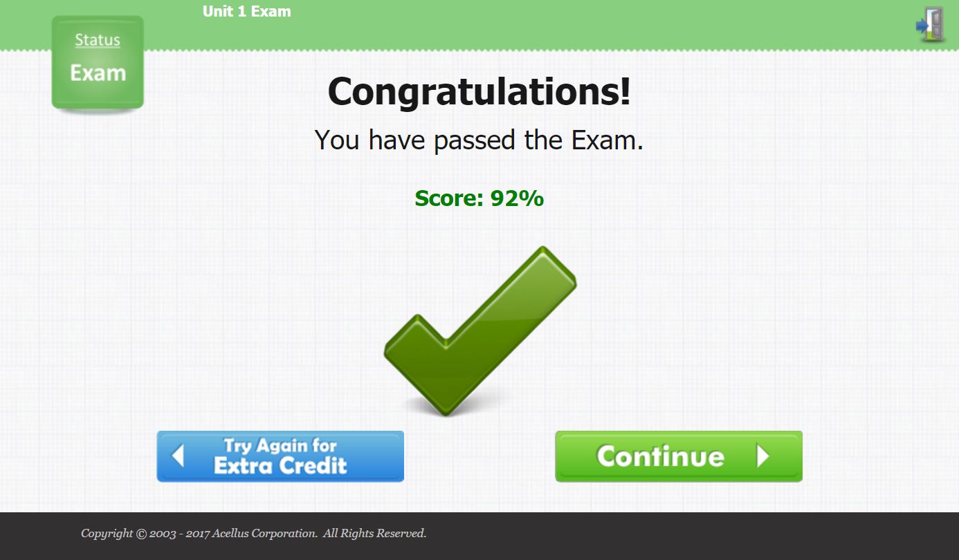 Exams Retry for Extra Credit & Extra Confidence
