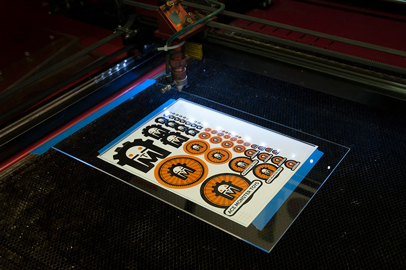 Laser Cut Stickers Ace Makerspace