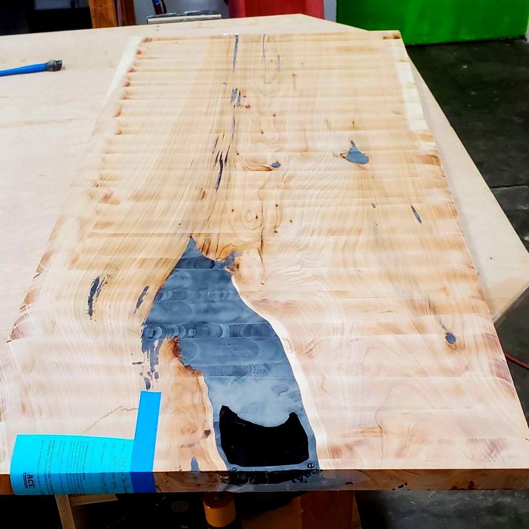 Martin’s Deep Pour Epoxy Resin Coffee Table Project Ace Makerspace