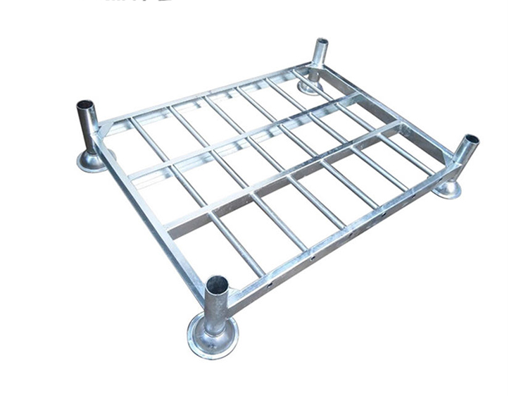China Heavy Duty Welded Galvanized Steel Stacking Rack For Roll Fabric