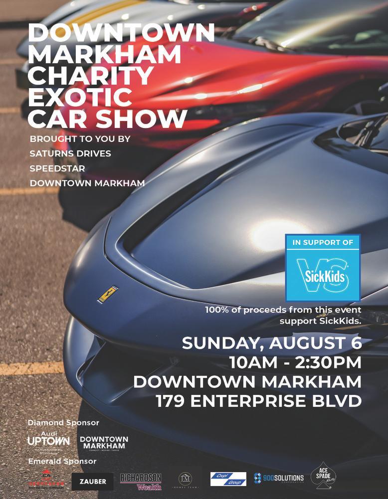 Downtown Markham Car Show Ace Spade Rally