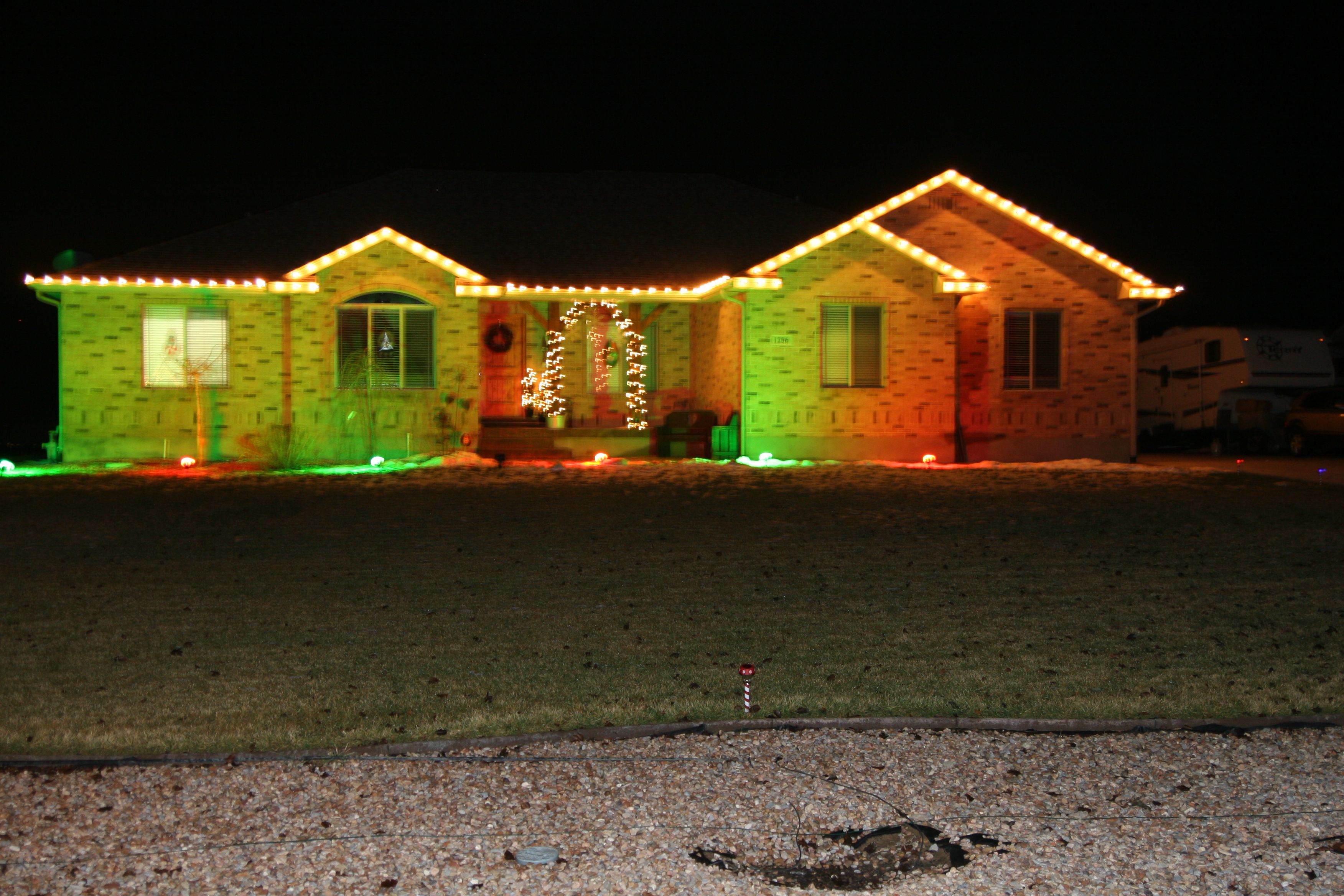 Holiday Light Installation in Utah County Ace's Spray Lawn Services