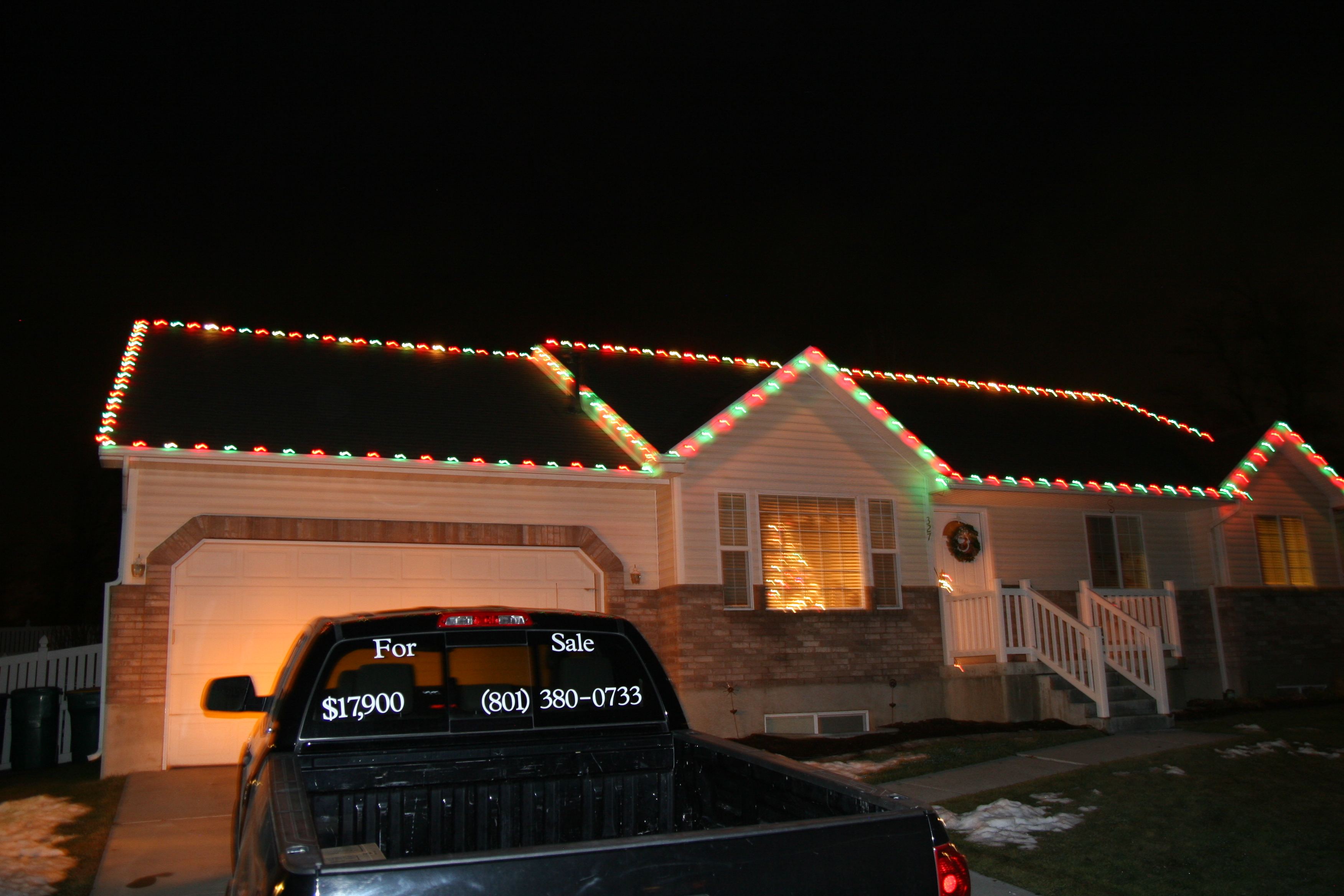 Holiday Light Installation in Utah County Ace's Spray Lawn Services
