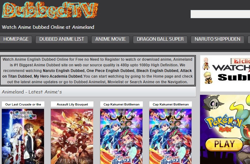 Best sites to watch anime dubbed heydax