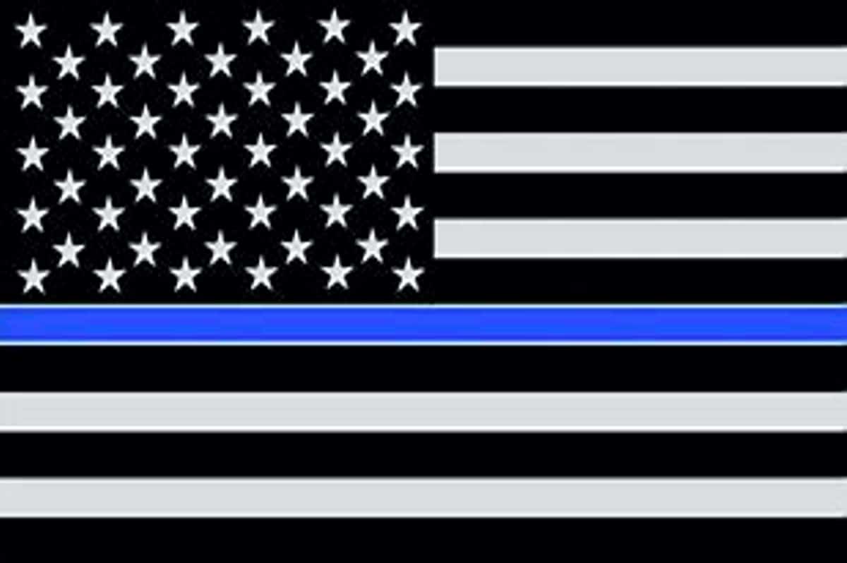 Thin Blue Line Flag AC Flag & Banner