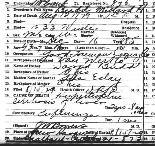 ACGSI Allen County Deaths