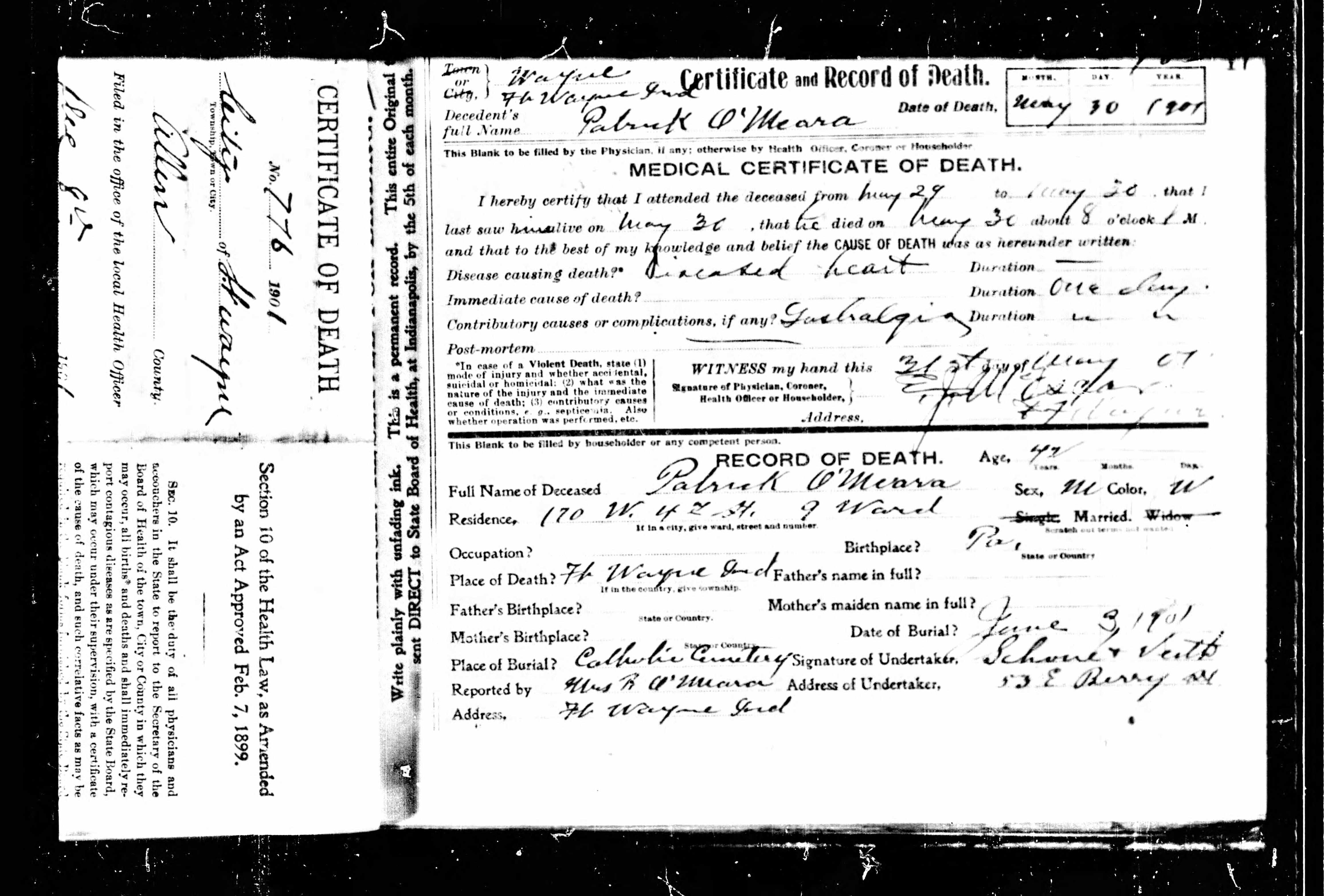 ACGSI Allen County Deaths
