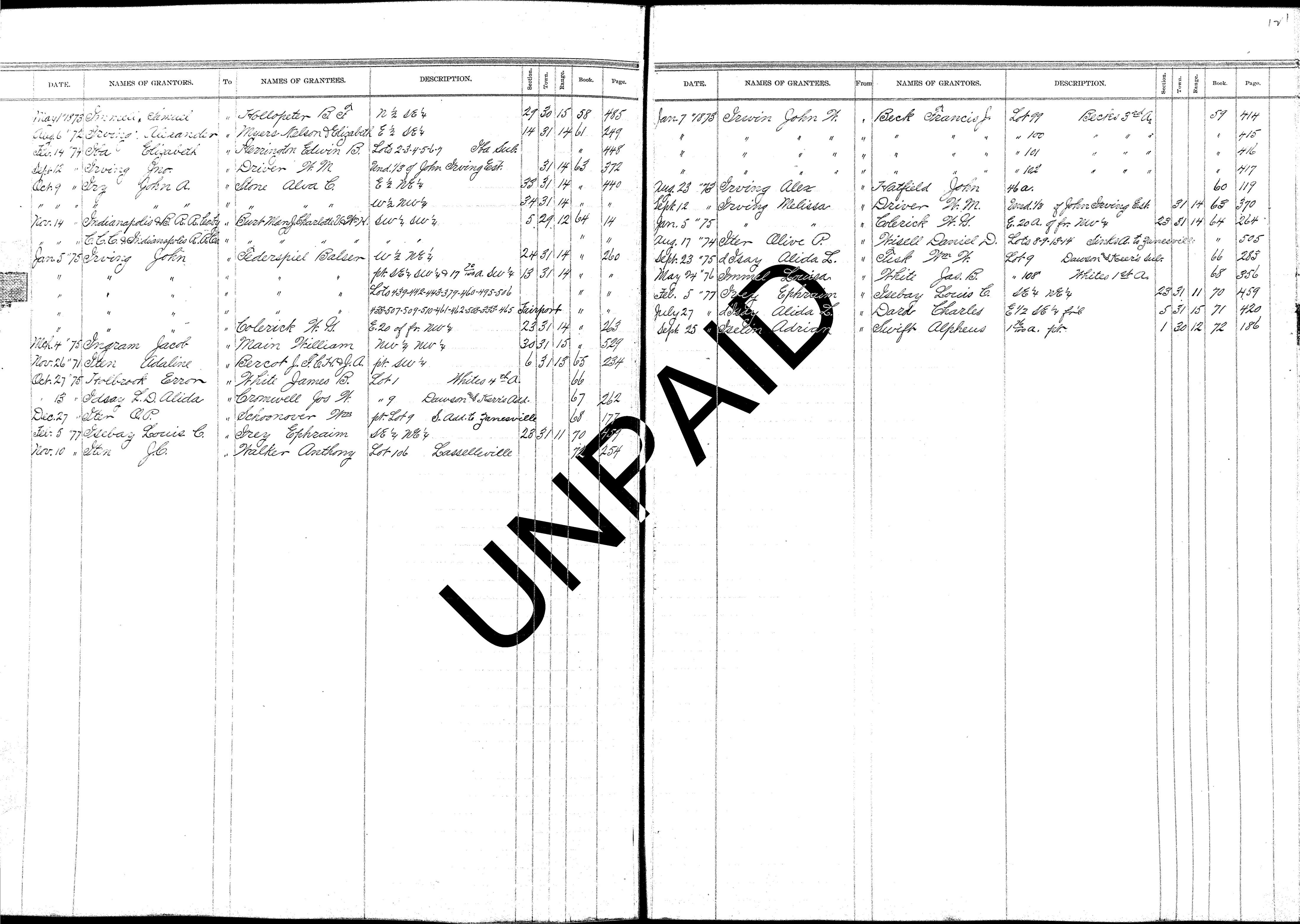 ACGSI Allen County Deed Index