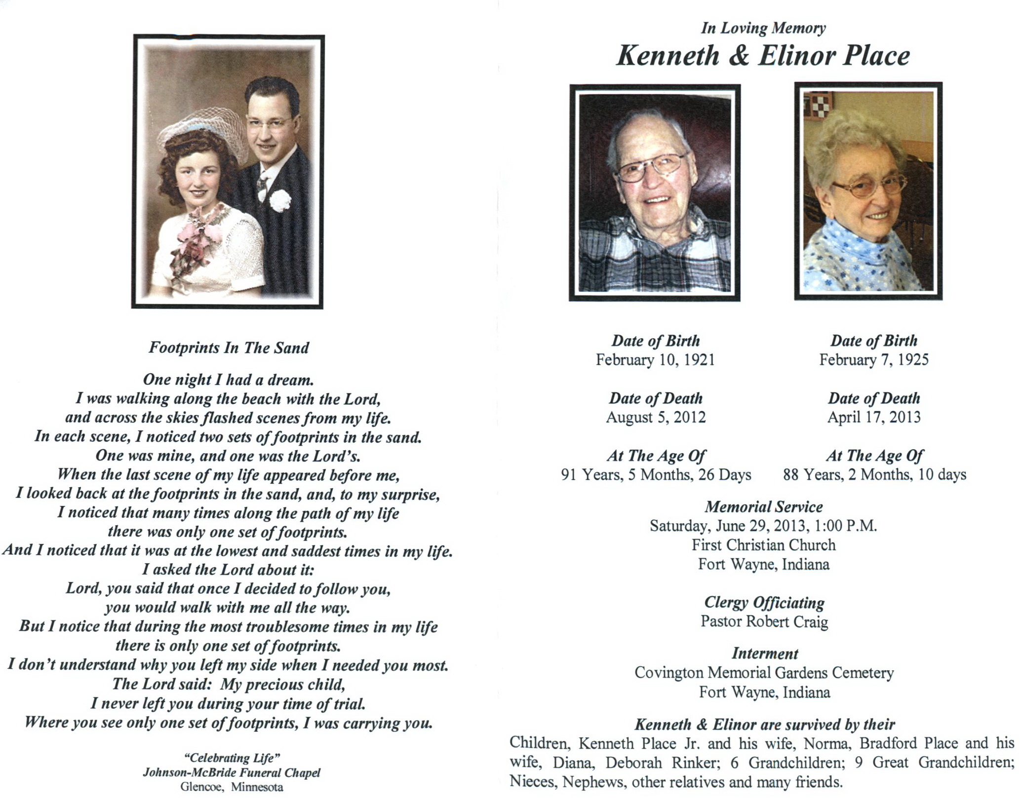 ACGSI Funeral Card Collection