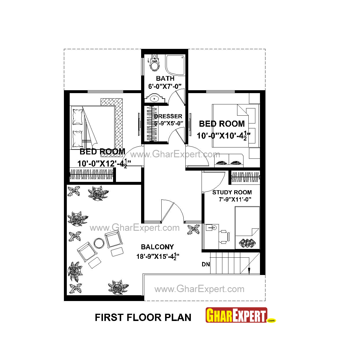 House plan for 28 feet by 35 feet plot Everyone Will Like Acha Homes