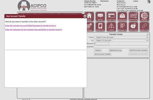 ACIPCO Federal Credit Union Online Banking Tour
