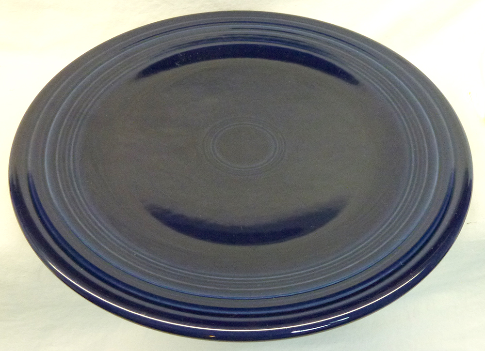 Fiestaware Dishes Plate Cobalt Blue Large Dinner Plate 10.5 Wide