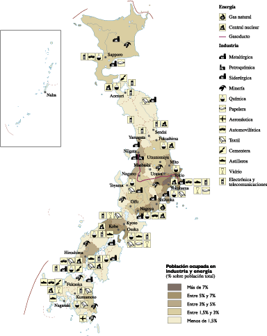 Japan Economic map | Order and download Japan Economic map