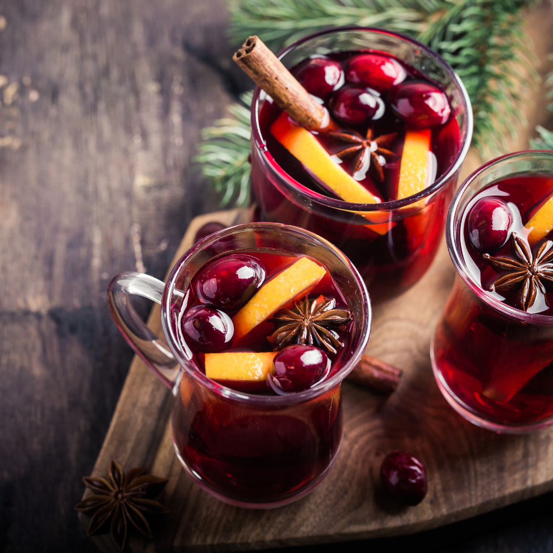 RaspberryCranberry Mulled Wine Recipe Ackerman Winery