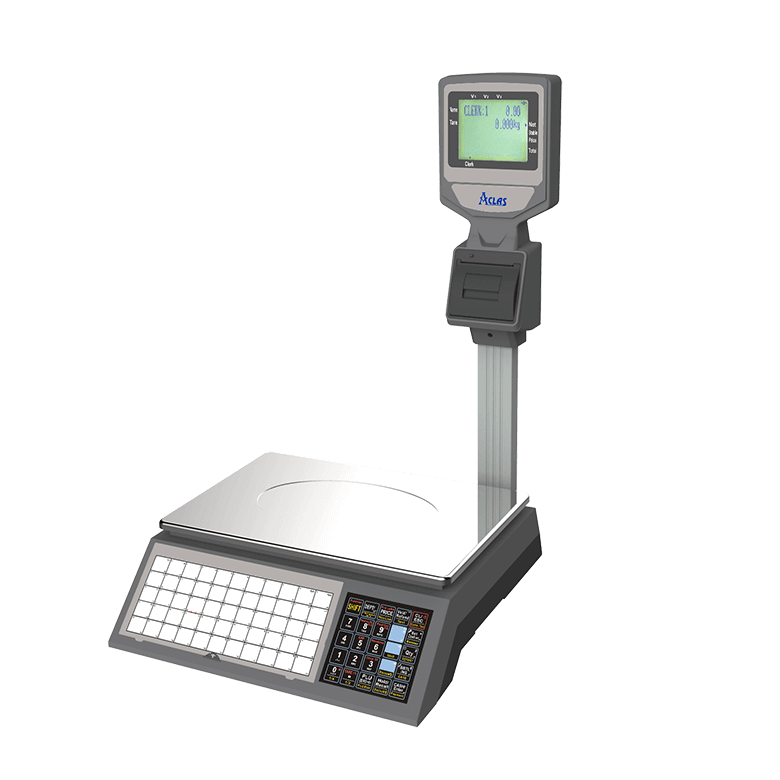 ACLAS Receipt printing scale with Cash Register function NTEP