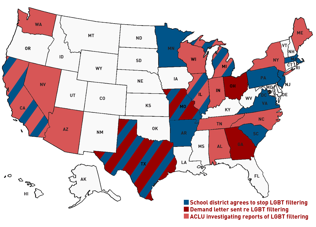 Aclu Of Arizona Map ACLU’s “Don’t Filter Me” Project Feminist Law Professors