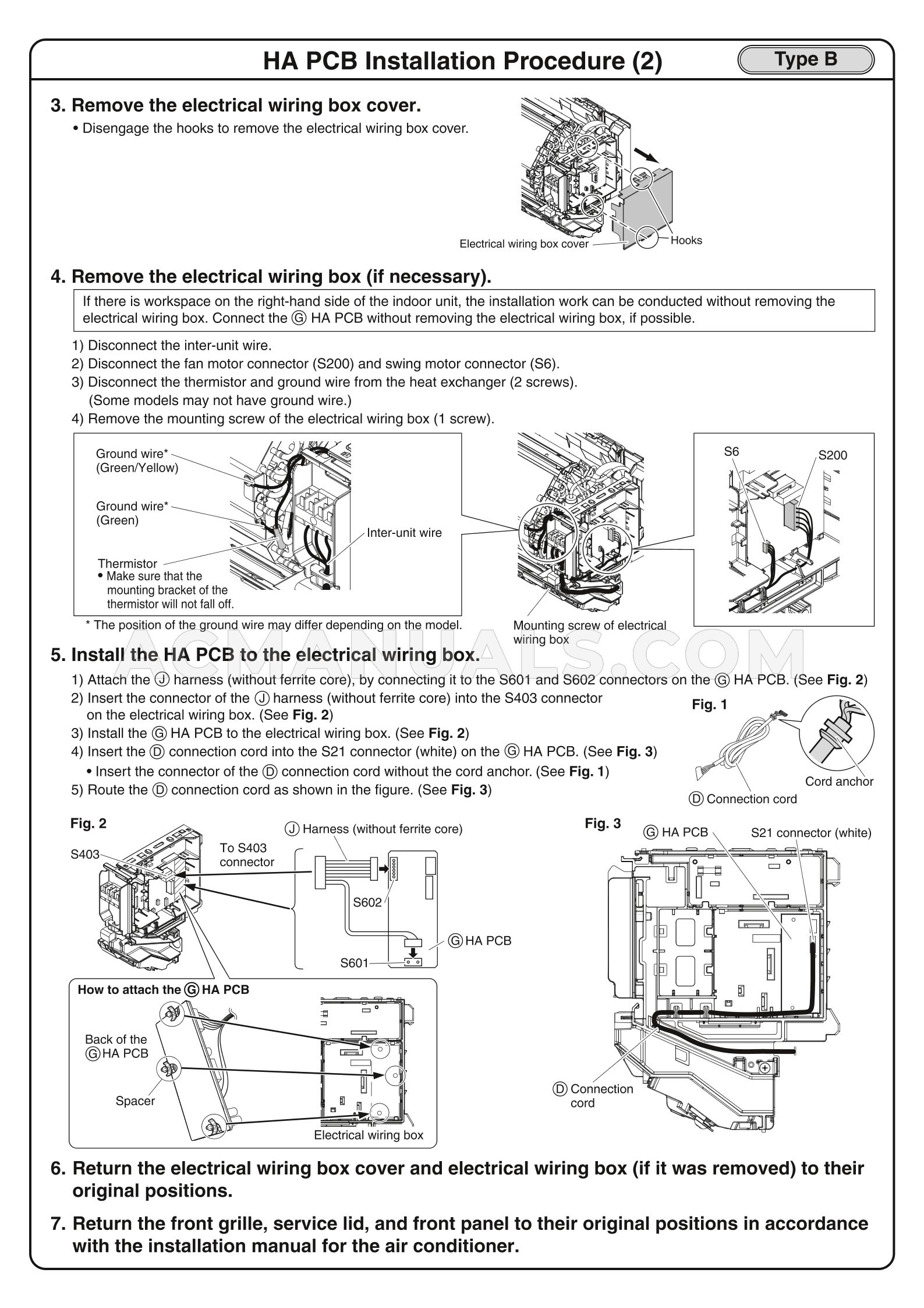 Daikin BRC944B2 Installation Instructions