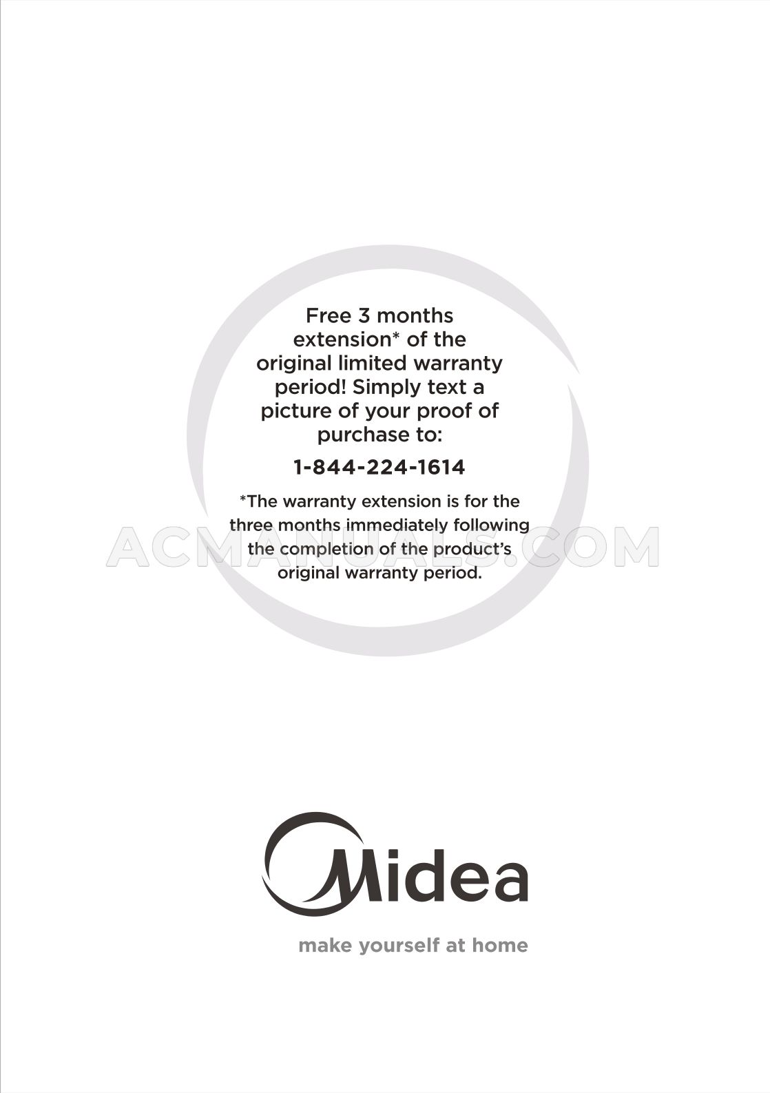 Midea MAW12V1QWT User Manual