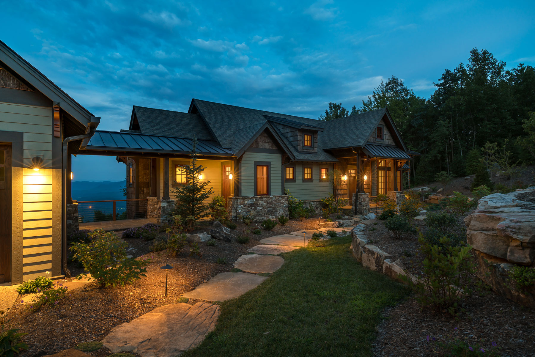 Black Mountain Rustic Modern Farmhouse ACM Design Architecture
