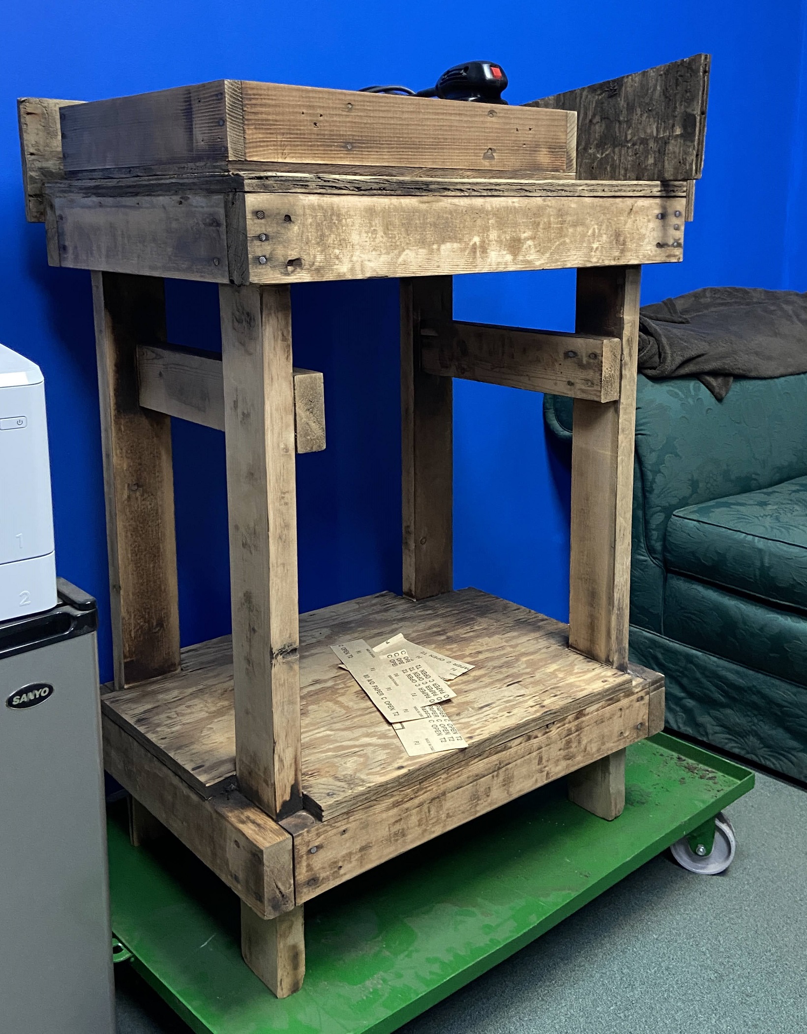 BP Office Standing Desk Acme Steel, Chicago Coke Plant