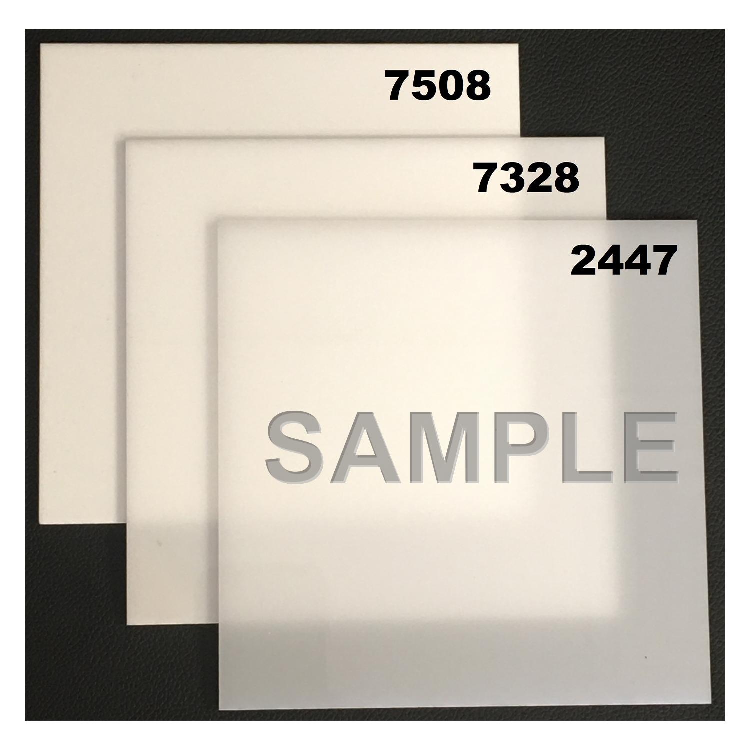 Sample White Acrylic Sheet Cast ACME Plastics, Inc.