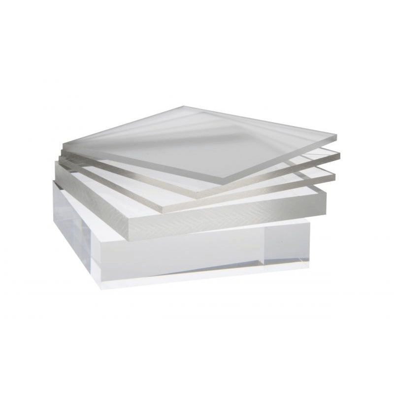 3Pack 1/8" x 24" x 24" (nominal) Clear Extruded Acrylic Sheets ACME